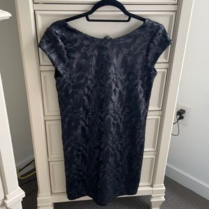 Black sequin shift dress, The Limited 0P